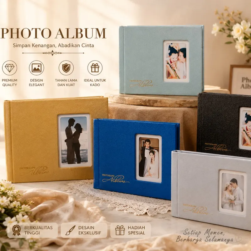 ALBUM FOTO 4R HC EXCLUSIVE / ALBUM 4R EXCLUSIF HC MAGNETIK 10 SHEET