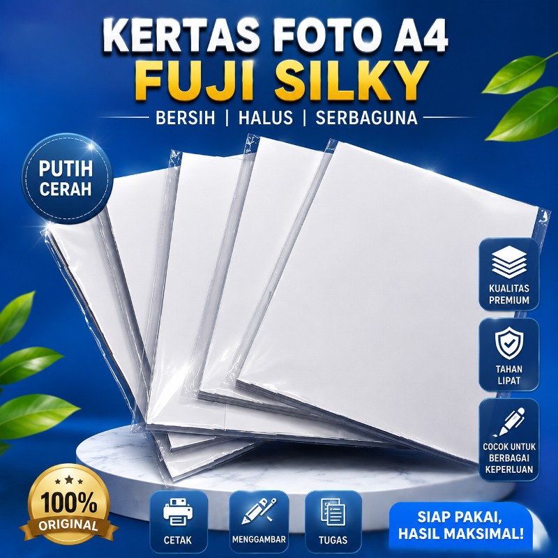 KERTAS FOTO FUJI SILKY A4 260 gsm (20 Lembar)