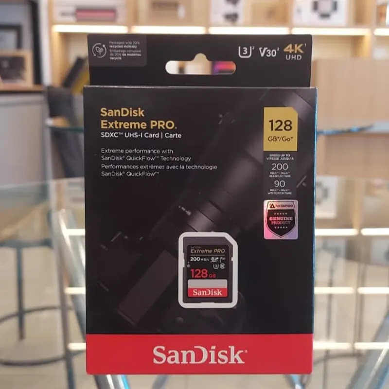 MEMORY SD CARD SANDISK EXTREME PRO 128GB 256GB