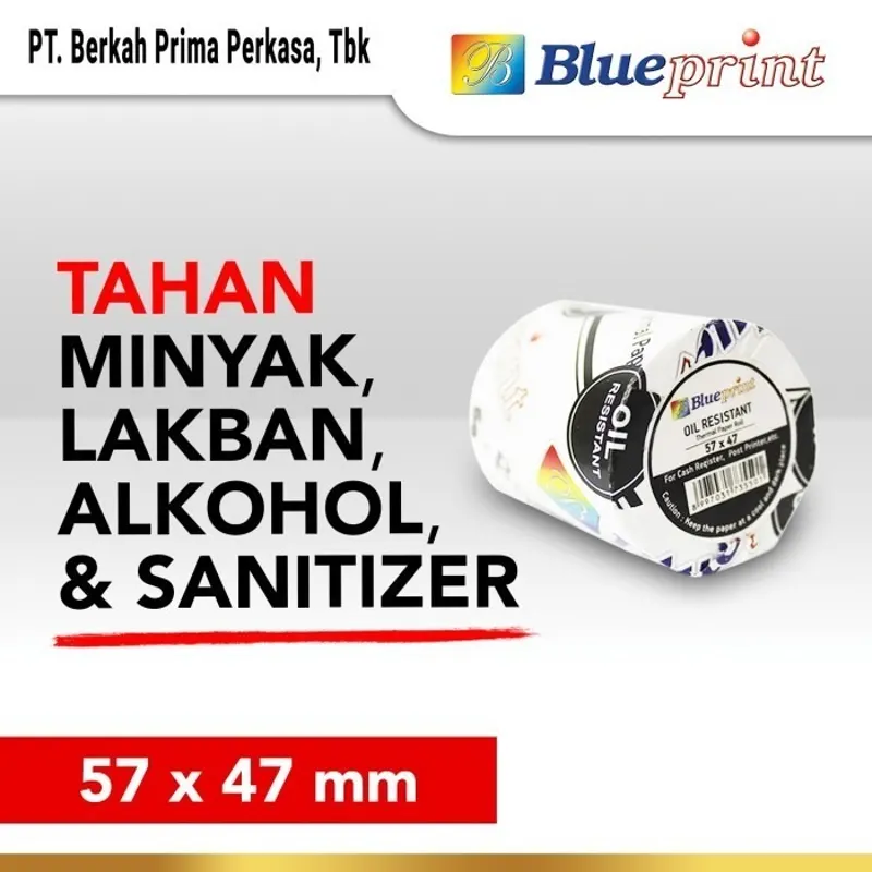PAPER THERMAL BLUEPRINT 80x40 LITE / 80x40 OIL RESISTANT